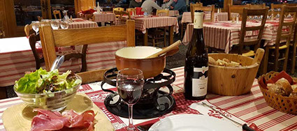 restaurant cuisine maison à base de produits du terroir restaurant traditionnelle savoyard chef cuisinier damien